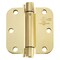 Cauldham (2 Pack) Heavy-Duty 3-1/2" Self-closing Spring Door Hinge with 5/8" Radius Corners, UL Listed